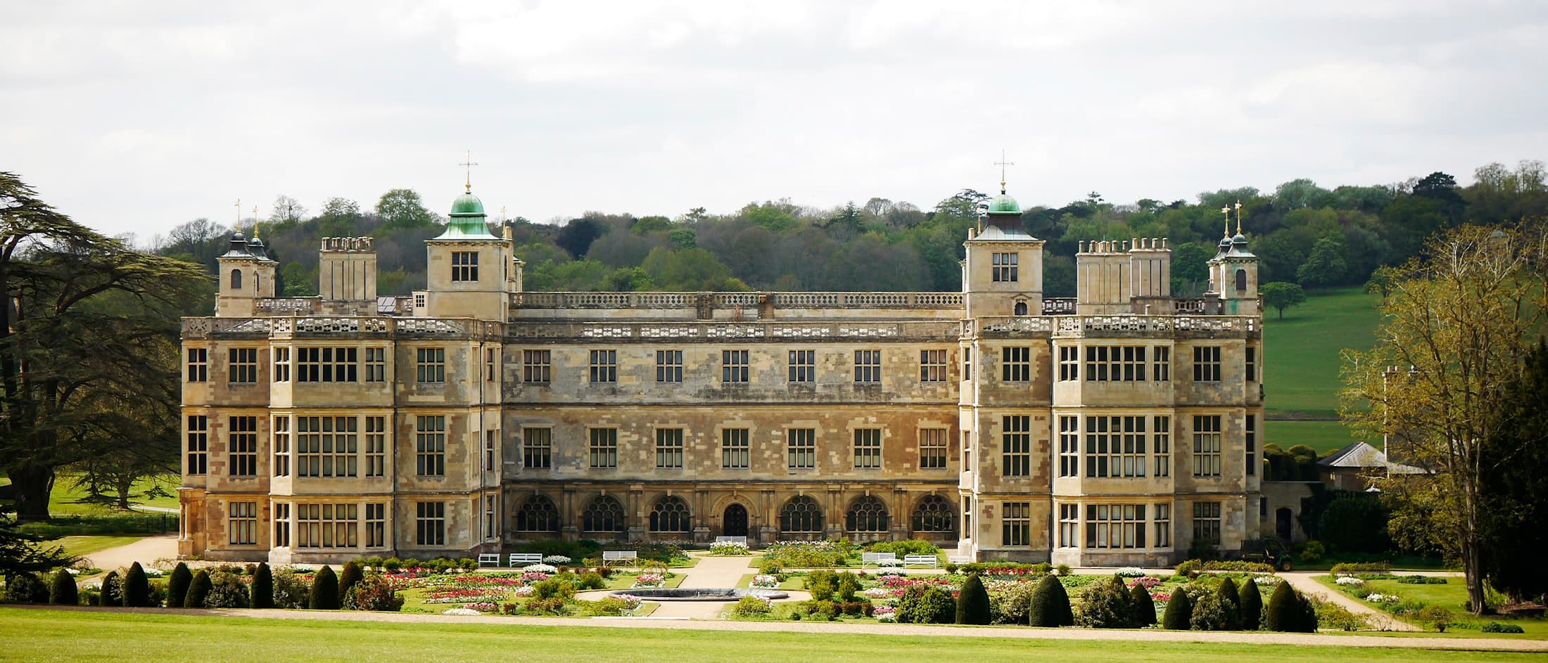 A large period country house set in open parkland